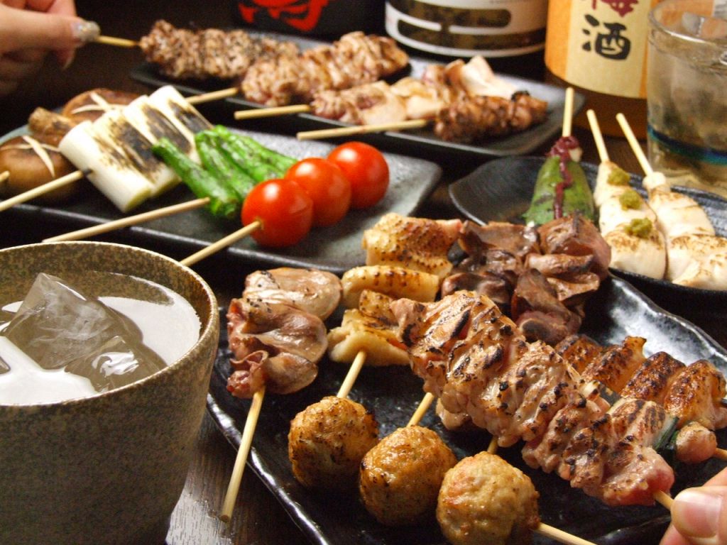 いろんな串焼を食べ比べてみて！1本84円～とリーズナブル！