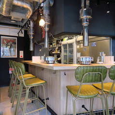 カウンター席です。