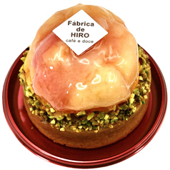 白桃のタルト