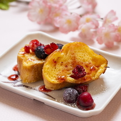 苺のフレンチトースト