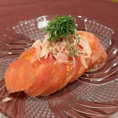 ガリ乗せ冷しトマト