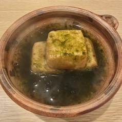 揚げ出し豆富 青さのりあん