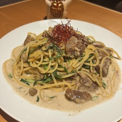 ソーキパスタ柚子胡椒クリームソース