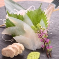 料理メニュー写真&nbsp;ウマヅラ刺し肝正油
