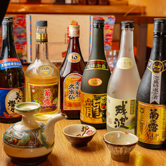 お酒の品揃えが豊富！