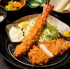 海老かつ膳（大海老1尾・三元豚ロースかつ1枚）