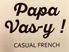 Papa Vasy パパバジィのロゴ