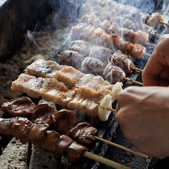 ☆炭火で仕上げる焼鳥が絶品☆