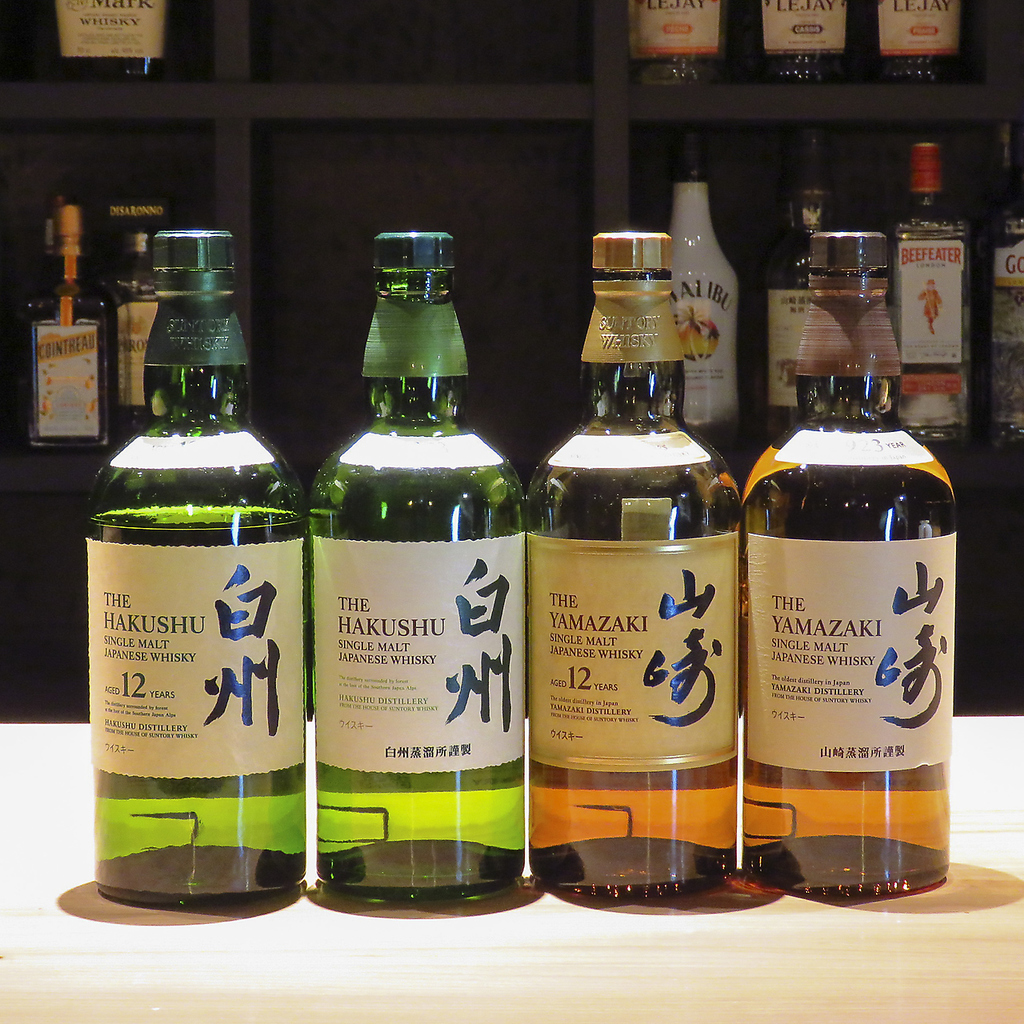 お酒好き必見☆ジャパニーズウイスキーをはじめ、希少なウイスキーを飲み放題でお楽しみいただけます