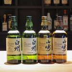 お酒好き必見☆ジャパニーズウイスキーをはじめ、希少なウイスキーを飲み放題でお楽しみいただけます