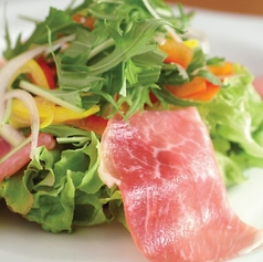 金華豚 生ハムサラダ