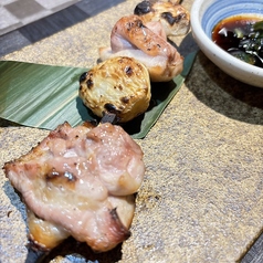【地元食材】信州産 福味鶏 にんにく串