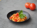 料理メニュー写真 フレッシュトマトとグアンチャーレのポモドーロ
