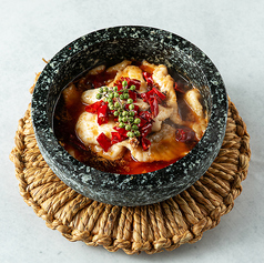 白身魚と唐辛子の煮込み