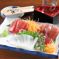 豊洲直送！新鮮なお魚を使っています