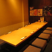 小さなお子様連れのご家族も大歓迎です。足を崩してゆったりと寛げる座敷席や、一部掘りごたつ式のお席もご用意しておりますので、安心してお食事をお楽しみください。