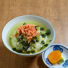 〆のお茶漬け(鮭)