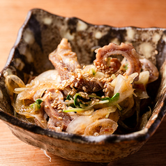ガツ刺し ～ニンニク醤油～