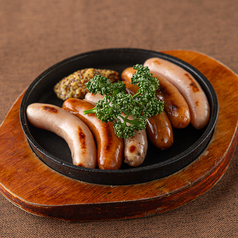 鉄板ソーセージ盛り合わせ