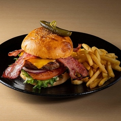 ベーコン&チーズバーガー