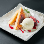 食後のデザートは『自家製カタラーナ』がオススメ♪