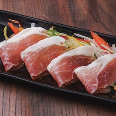 金華豚生ハム盛り