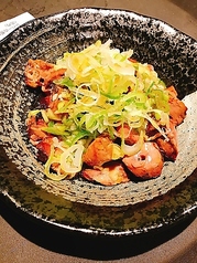 大山どり レバーの葱塩だれ