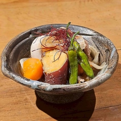 もち豚とさつまいもの肉じゃが