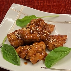 大和肉鶏でヤンニョムチキン