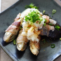 茄子の豚肉巻きおろしポン酢