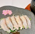 料理メニュー写真&nbsp;桜鯛お刺身しゃぶしゃぶ