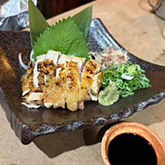もも炙り　たまり醤油で