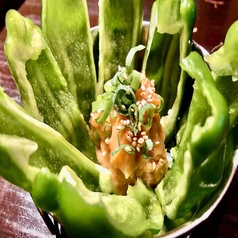 パリパリ肉味噌ピーマン