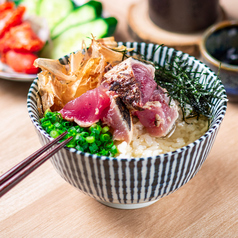 藁焼きカツオのお茶漬け