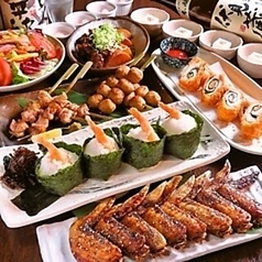 個室居酒屋 地鶏と地酒 酒肴日和 かしわや 焼き鳥 名古屋めし 栄のコース写真