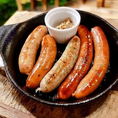 5種ソーセージの盛り合わせ