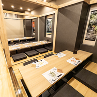 【大人数向け個室】10名以上での宴会もお任せください