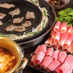 韓国料理まつ岡のコース写真