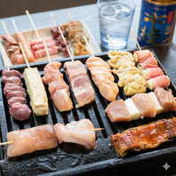 【みんなで盛り上がる！】セルフ焼き鳥×焼き肉