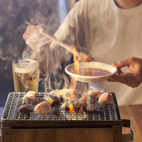 横浜駅徒歩4分！毎日仕入る鮮度抜群のホルモンを七輪炭火焼きで本格焼肉が楽しめる！