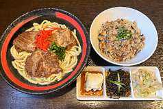 【学生限定dinner】Bディナー ソーキそば&ジューシ