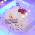 記憶に残るサプライズの演出はお任せ!!俺のフレンチ銀座は誕生日や記念日でのお祝い演出に自信あり!!パティシエが作った美味しいケーキをベースに、スモークを使った演出で幻想的に！さらに仕上げは絞り機を使って主役本人が自らプレートを完成させます♪美味しいのはもちろん、記念日に残す動画映えは一生の思い出に!!