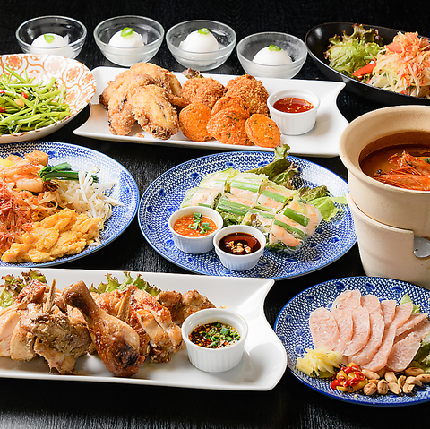 名古屋駅直結地下街♪いつでも気軽に味わえる本格タイ料理が約50品！！