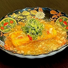 名古屋コーチン卵焼き~椎茸と蟹の餡掛け~