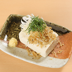 カリカリじゃこネギ豆腐