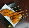 料理メニュー写真&nbsp;串揚げ盛り合わせ 5串