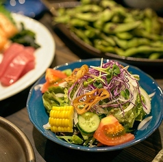 季節野菜のサラダ