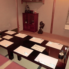 接待、お顔合わせなど、京町屋の風情を味わえる個室です。
