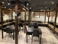 団体様で最大７０名様で２階フロアの貸し切りが可能です。詳細はご相談ください。