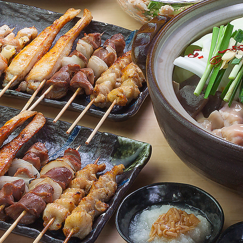 焼き鳥といえば「串鳥」！豊富な串焼き50種類以上！